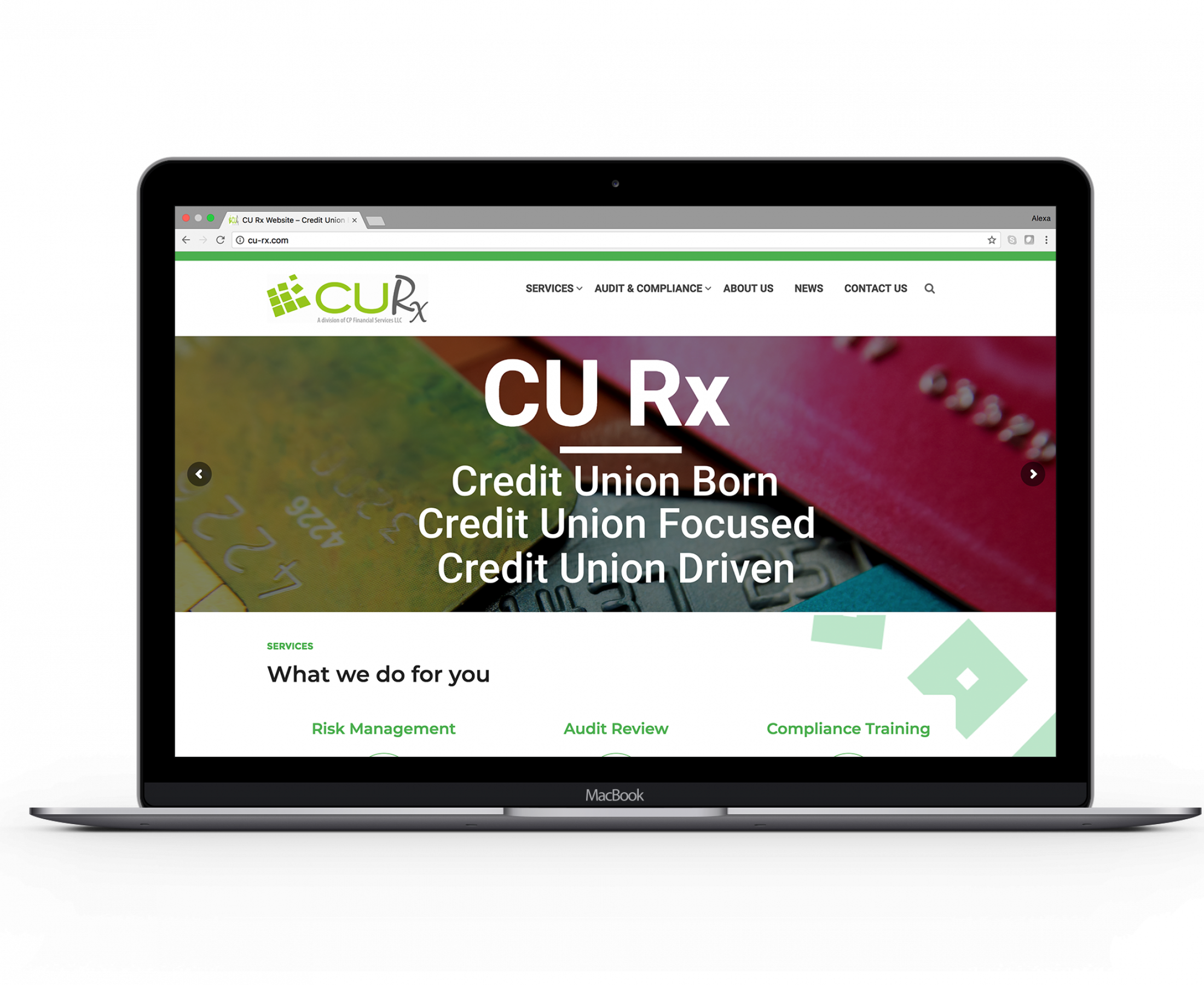 American Office Solutions Web Design CU-RX Website designed by American Office Solutions